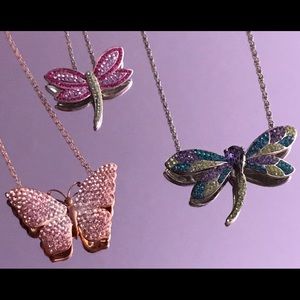 Butterfly & Dragonfly necklace
